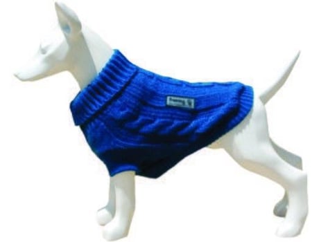Roupa para cães  Jersey Natureza 25 cm Azul
