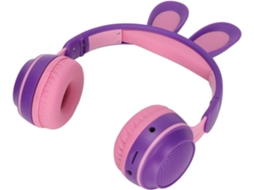 Fones De Ouvido Infantis Bewinner Bluetooth 5 0com Design Orelhas Coelho, Fones De Ouvido Sem Fio Supra Auriculares Com
