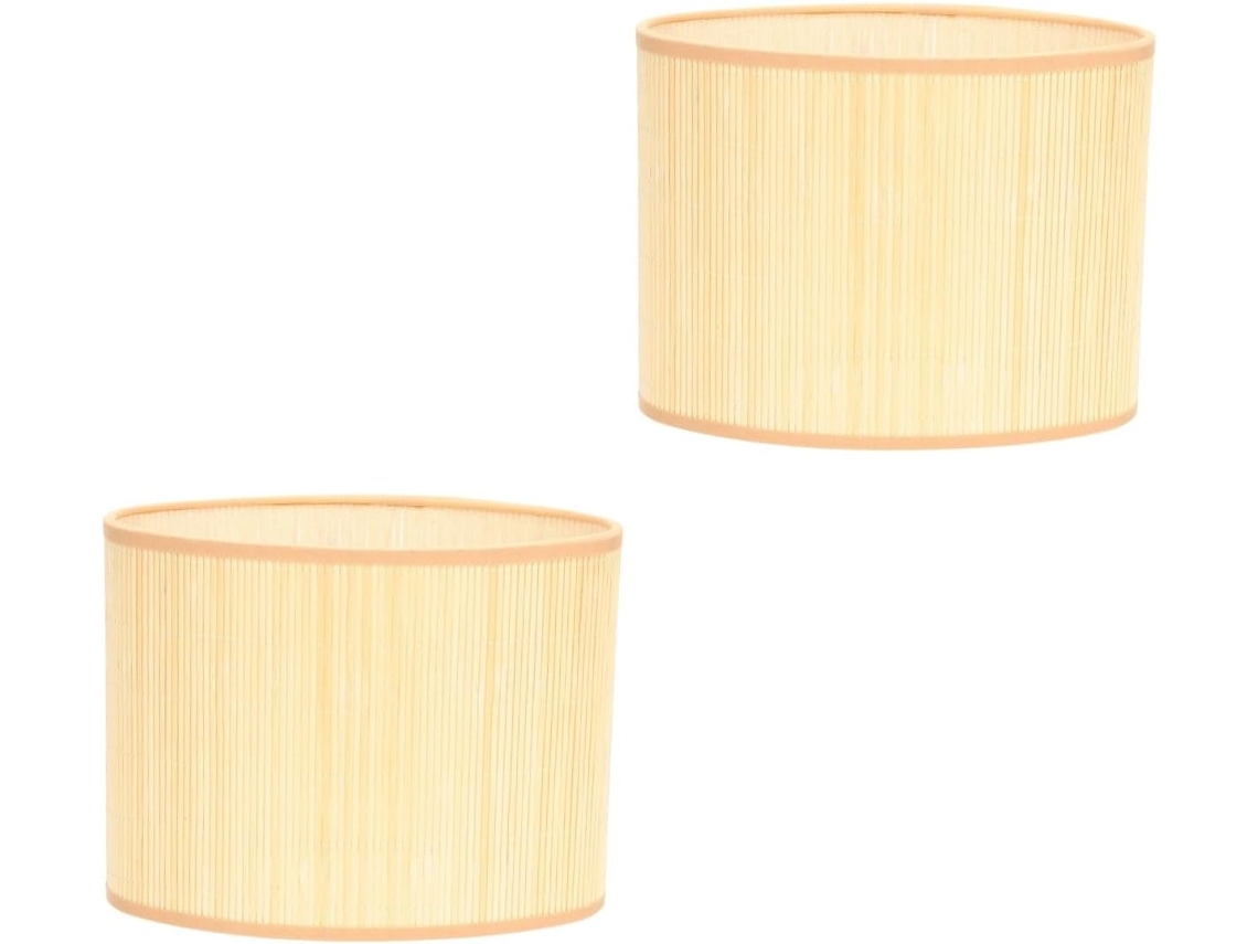Conjunto de 2 Cúpulas Ovais Trançadas para Abajures de Mesa, Fáceis de Substituir, Difunde Luz Suave. SFUSHOS