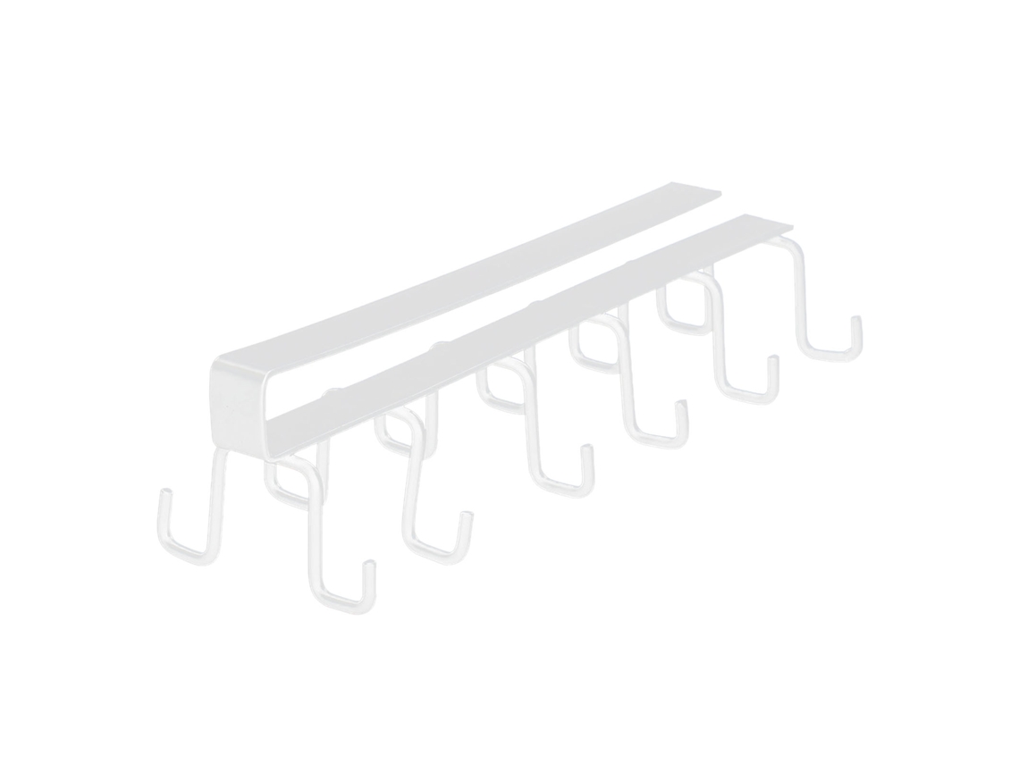 Suporte para utensílios de cozinha ferro com ganchos duplos S/MARCA