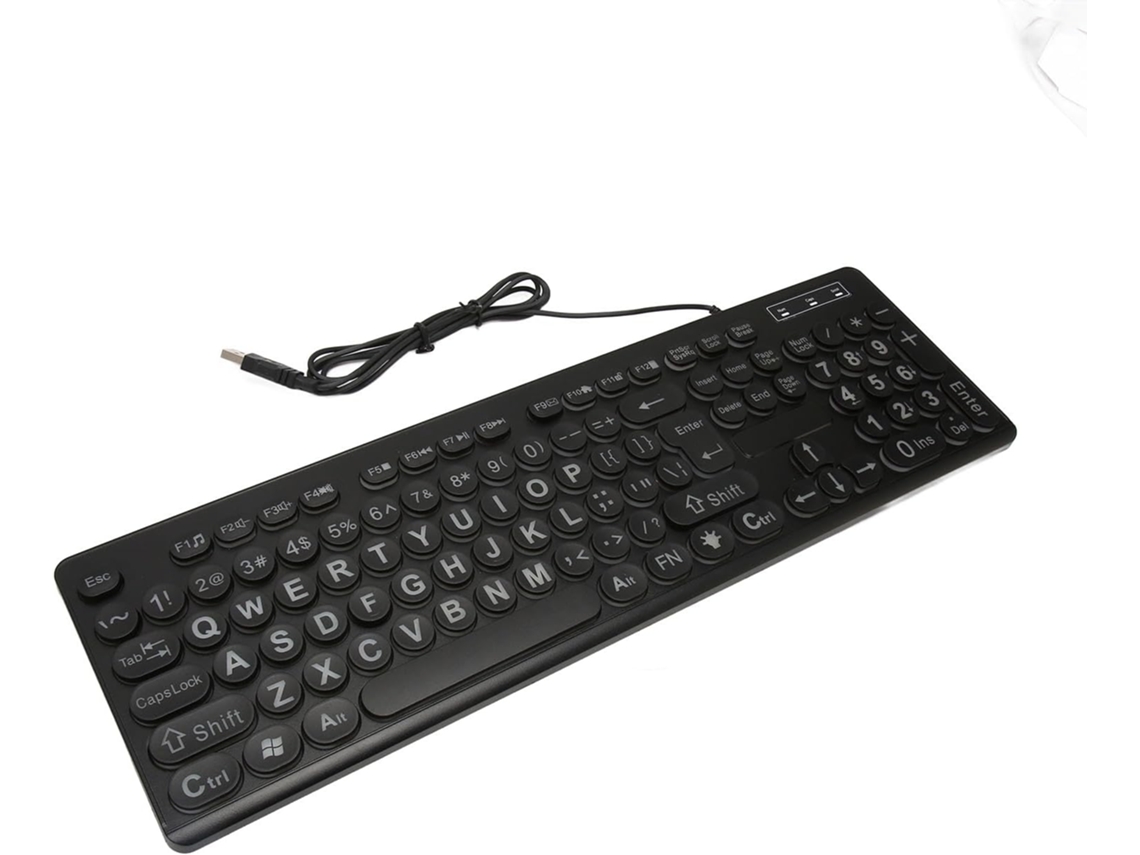 Teclado Retroiluminado para Idosos SFUSHOS