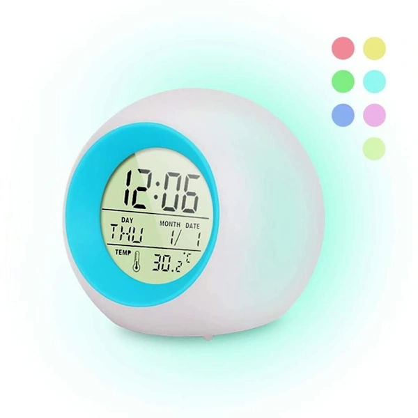 Despertador Digital Infantil Led 7 BRILVIBERA