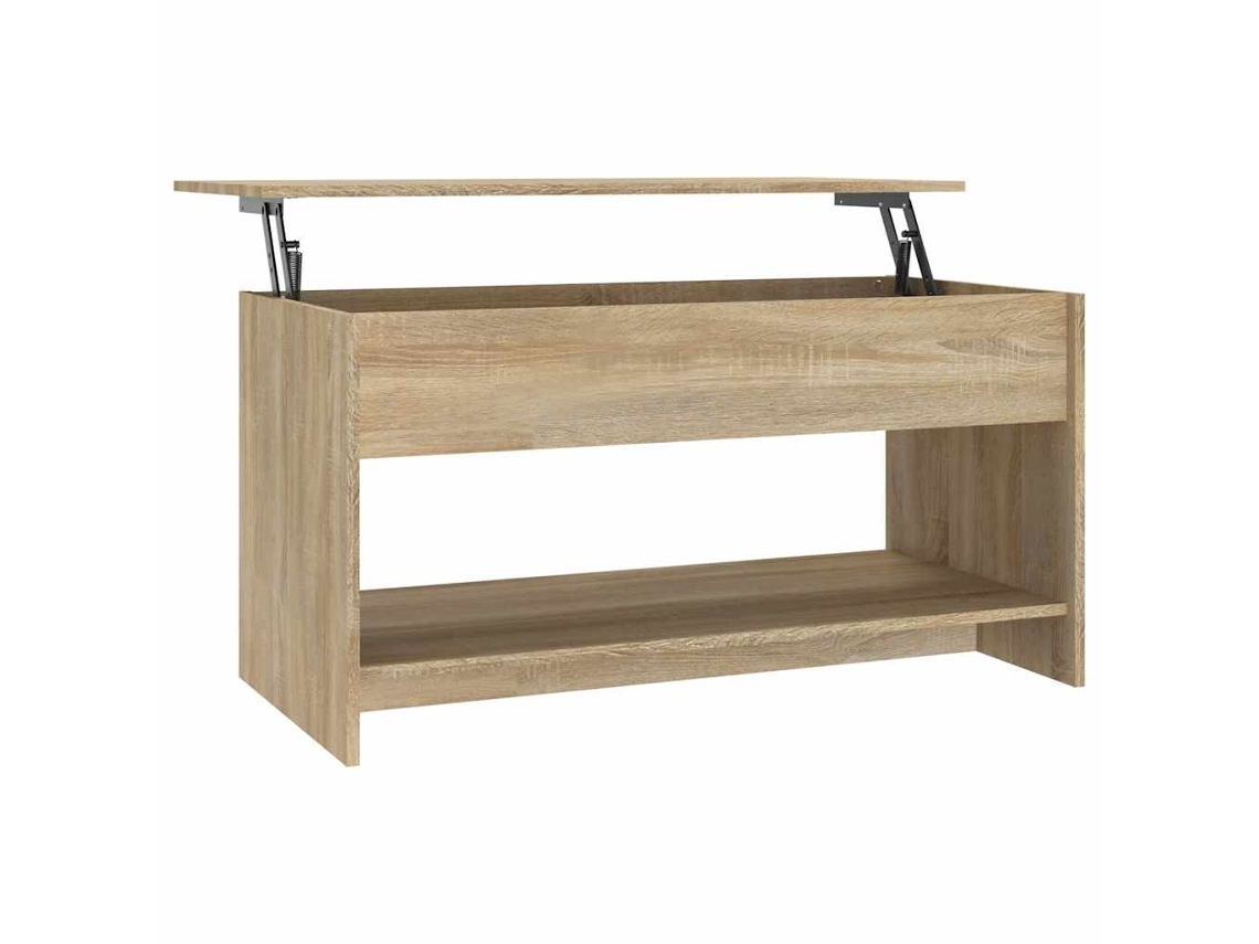 Mesa de centro Madeira Processed Carvalho Sonoma MAISON EXCLUSIVE (102x50x52,5 cm)