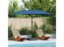 Vidaxl Guarda-sol De Jardim 385 X 209 X 244 Cm Poliéster E Aço