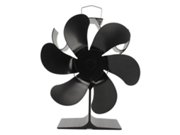Laxiscreed Ventilador De Lareira Autoinicializador, Resistente A Altas Temperaturas, Com 6 Lâminas Para Difusão De Calor Eficiente