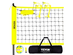 Kit de rede de vôlei portátil VEVOR postes de altura ajustável para exterior