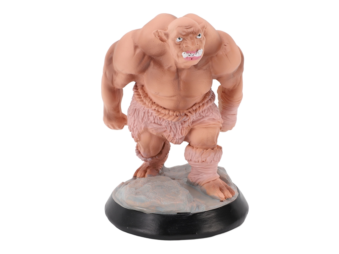 Soporte Para Teléfono Hombre Salvaje Figura De Resina Para Mesa Hogar Decoración