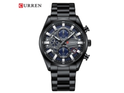 Relógio de Pulso Masculino Multifuncional para Negócios, com Pulseira de Aço Inoxidável, À Prova D'água, Calendário e Design Elegante. MDUG