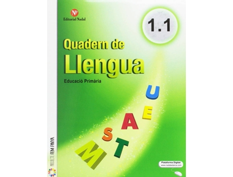 Manual Escolar Quadern Llengua 1R.Primaria. Trimestral de Vários Autores