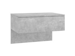 Wall-mounted Bedside Cabinet, Wall-mounted Bedside Cabinets Vidaxl Cinzeto Madeira Processada (n/a)