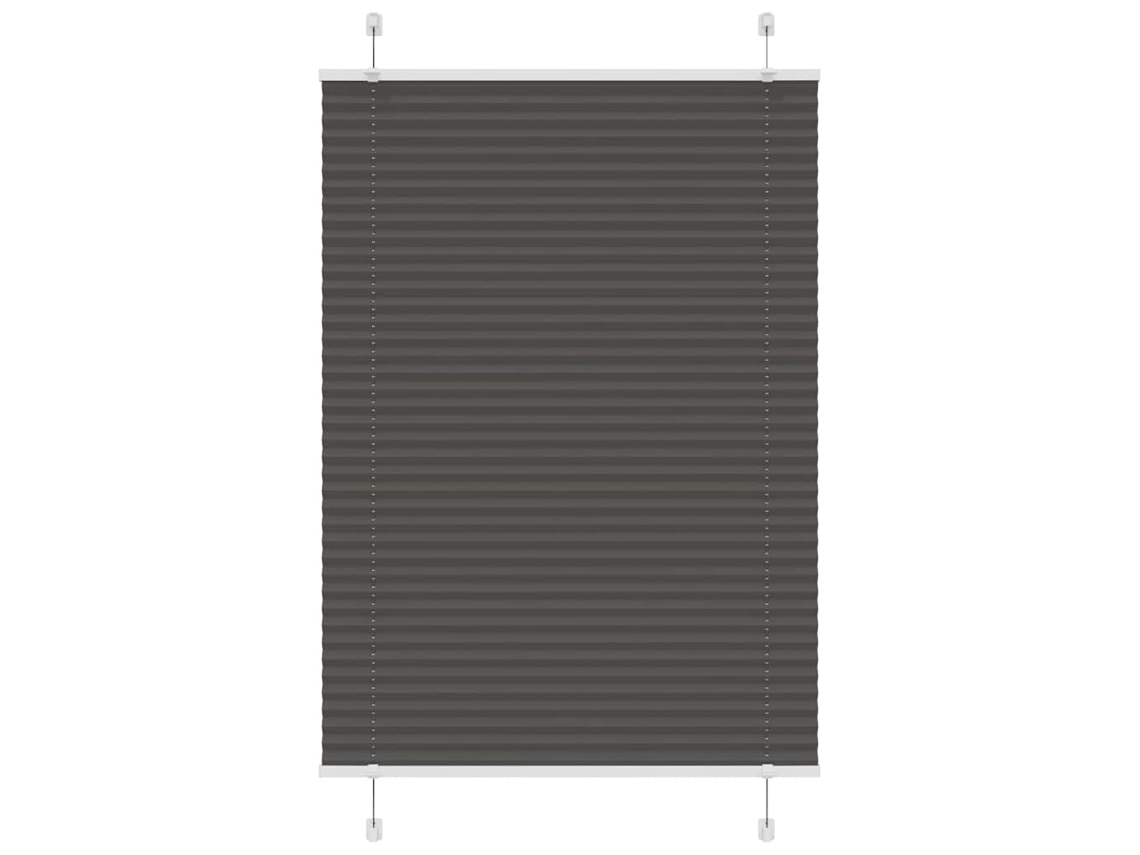 Pleated Blind, Pleated Blinds Vidaxl Preto Poliéster (85 X 150 Cm)