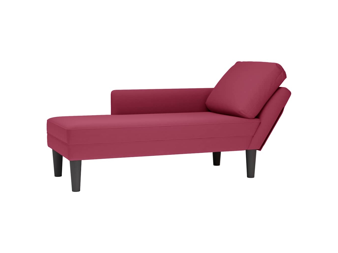 Chaise Lounge, Chaise Lounges Vidaxl Vermelho Veludo