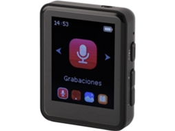 Reprodutor de MP3/MP4 de 128 GB, tela sensível ao toque digital de 1,8", expansível com suporte (4 GB)