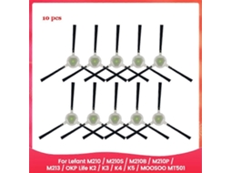Escovas Laterais Para Aspiradores M210 / M210s / M210b / M210p / M213 / Life K2 / K3 / K4 / K5 / Mt501_ptg