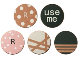5 Bases WJS English Geometric Rosa