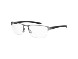 Armação de óculos de grau Under Armour UA-5037-G-KJ1F518 masculina (cinza - metal - 135 mm - Ø 55 mm)
