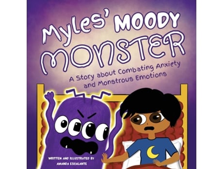 Livro Myles Moody Monster de Amanda Escalante (Inglês)