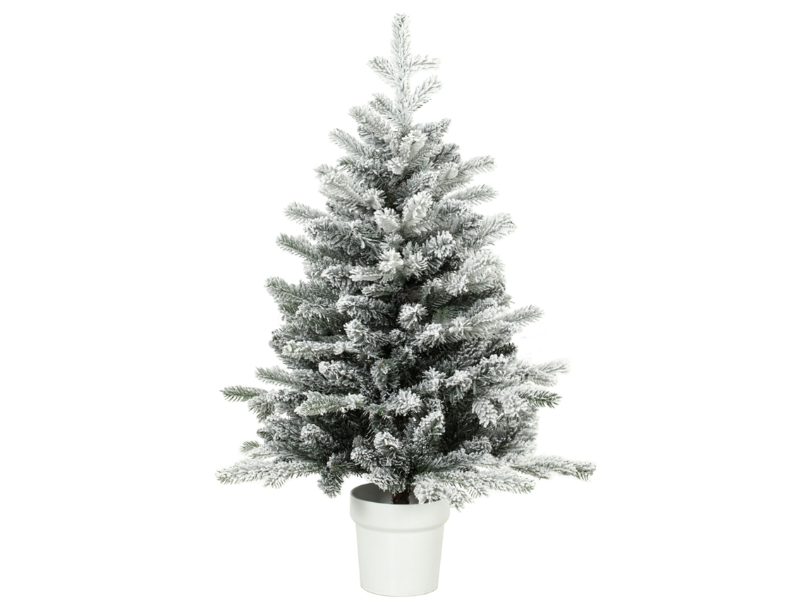 Árvore De Natal Artificial, Em Aço, Plástico, Cor Branco