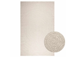 Vidaxl Tapete Zizur Creme 200x290cm Aspeto De Juta Interior E Exterior