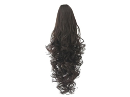 2026 extensão de Cabelo de Rabo de Cavalo Longo e Cacheado para Mulheres e Meninas com Grampo Clamp