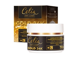 CELIA De Luxe Ouro 24K 70 + anti-rugas creme de noite 50ml