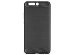 Capa de Silicone Tpu para Huawei P10 Plus, Capa Macia Preta EOOCOO (antichoque, Proteção da Capa Traseira)