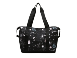 Mala de Viagem Feminina Starry Sky*, Grande e Expansível, Ideal para Fins Semana, Academia Viagens Curtas. AQUAFORGE