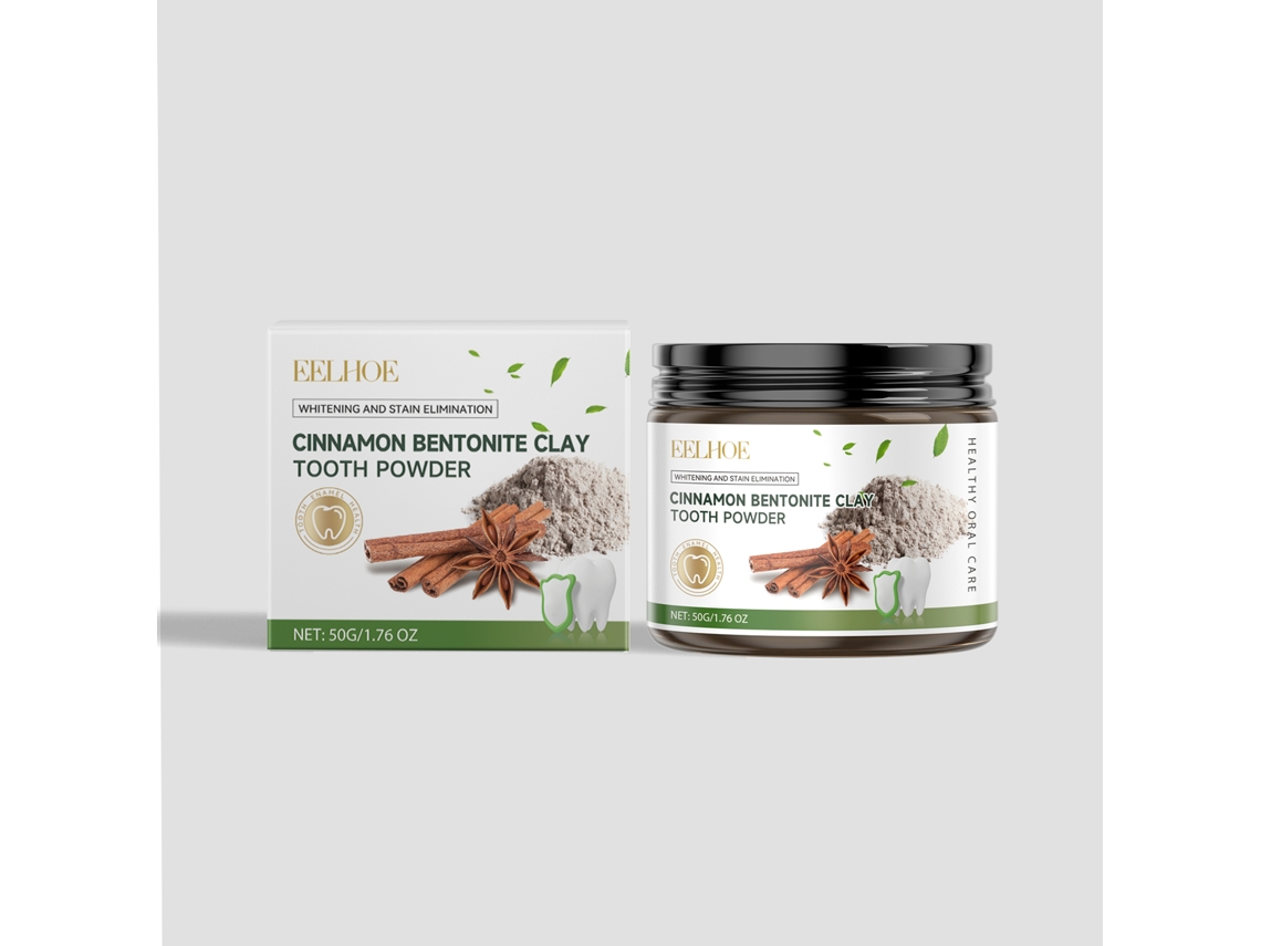 Clareador de Dentes com Cinza Vulcânica e Canela para Cuidados com o Sorriso LAXISCREED