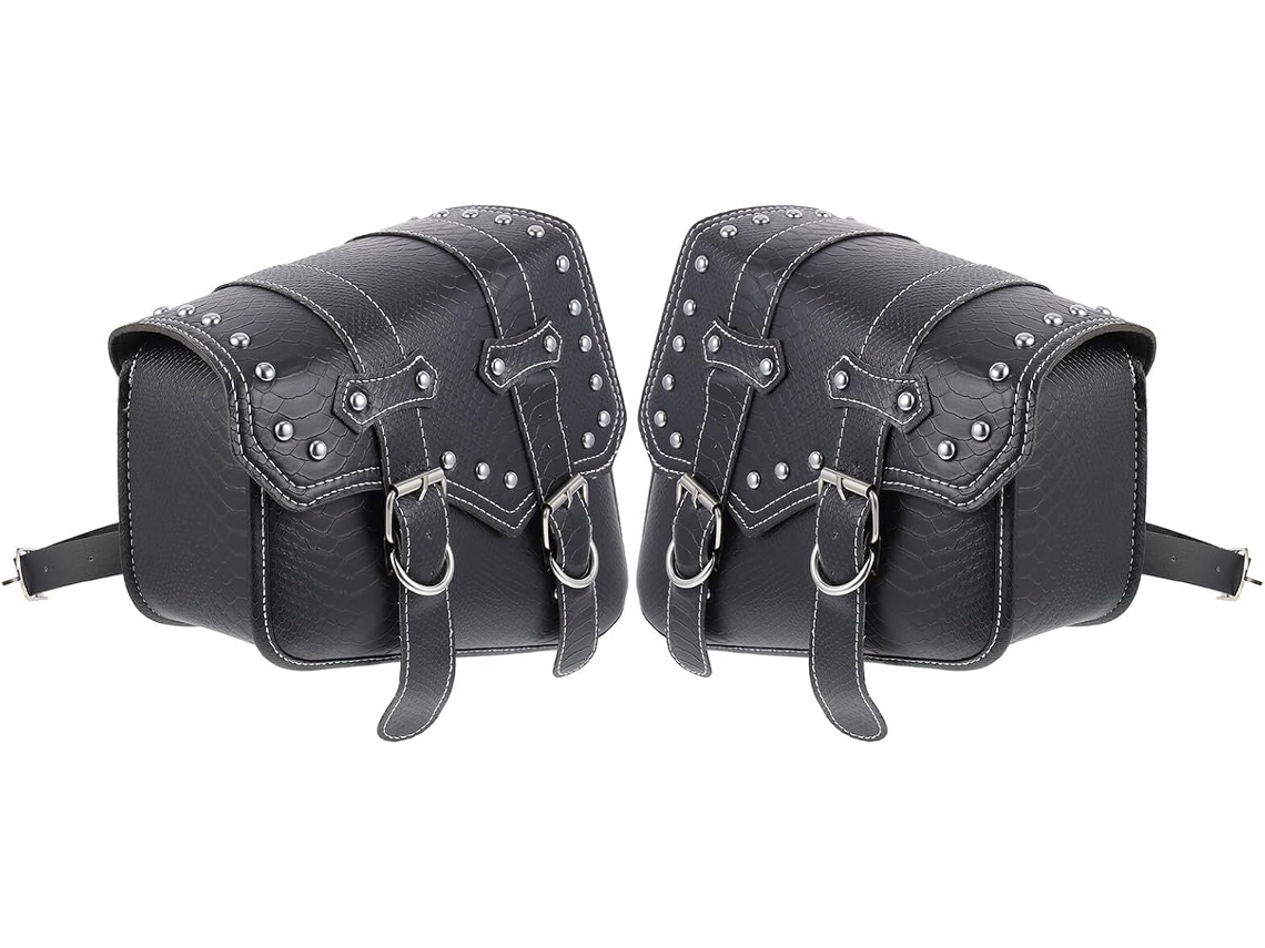 Bolsa Lateral Motocicleta, Guidão Acessório, Porta Ferramentas, Bolsas Laterais