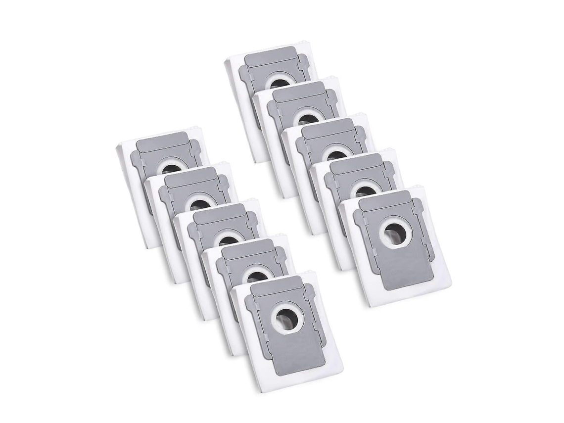 10 Sacos Para Aspirador De Pó Irobot Roomba I7 I7 I3 I3 I4 I4 I6 I6 J7 J7 I8 I8s9 S9 E5 E6 E7, Base Limpeza, Substituição Tuotuo