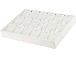 Bandeja Flexível De Couro Para Joias, Ideal Para Organizar Brincos.