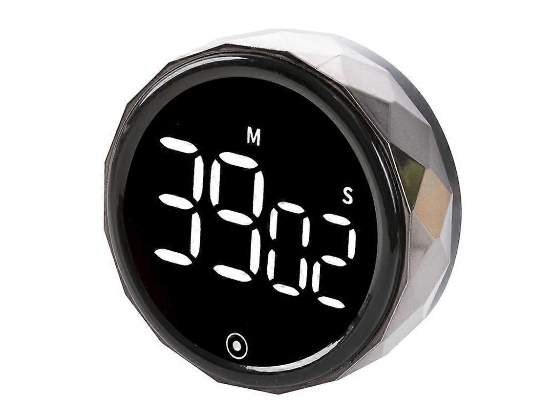 Temporizador De Cozinha Digital Com Função Cronômetro E Contagem Regressiva Em Alumínio Db Slowmoose