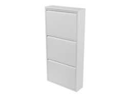 Sapateira [EN.CASA] (Branco - Metal - 104 x 50 x 15 cm)