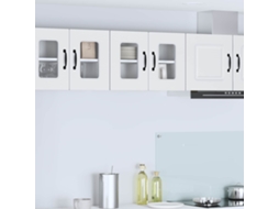 Vidaxl Painel De Lava-louça Kalmar 2 Unid. Branco Derivados De Madeira