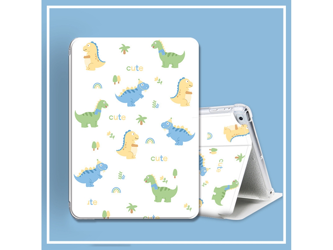 Capa Para Ipad De 11ª Geração (a16) De 11 Polegadas, Estrutura Flexível Em Tpu, Airbag Anti-queda Com Desenho De Pequeno Dinossauro. Siurn