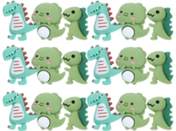 Vicasky Resina Decorativa Alfinetes, 20 Unidades, Dinossauro Design, Adoráveis E Criativos, Para Quadros De