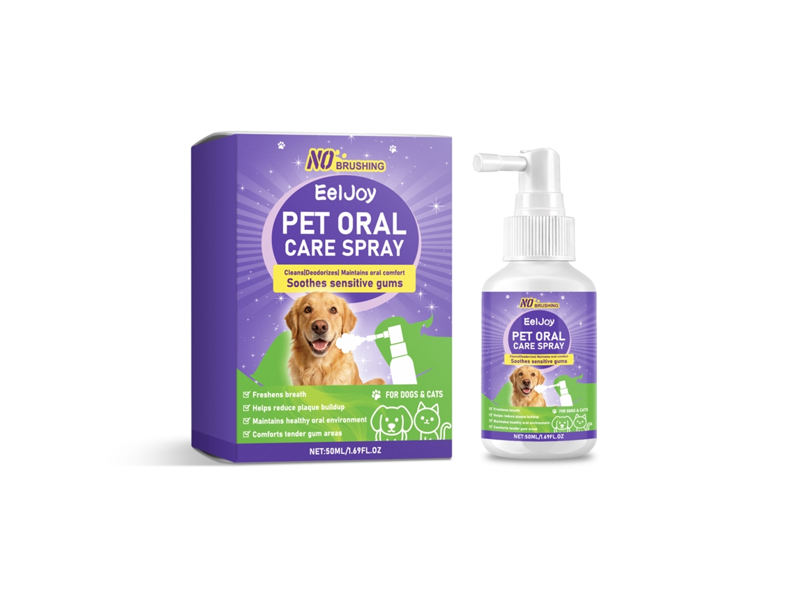 Spray Bucal Pets Ação Imediata Fácil Uso