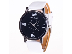 Reloj De Cuarzo Clásico Elegante Unisex Estilo Empresarial Regalo (blanco)