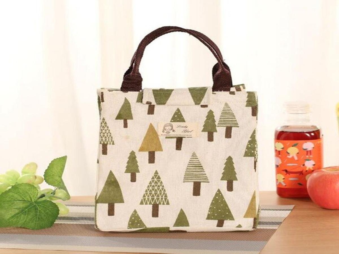 Lurelia Bolsa Térmica Para Almoço, Em Lona, Design Animado, Para Escola E Trabalho