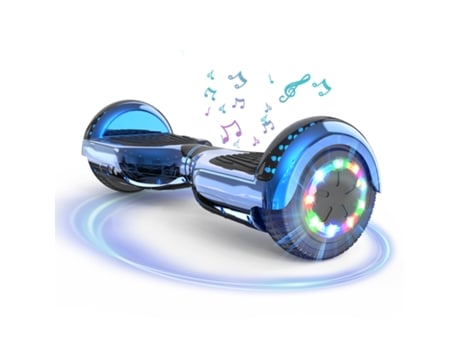 HITWAY Hoverboard 6.5'' com Bluetooth, Luzes LED - Azul