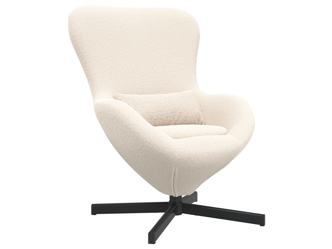 Conjunto 1 Assento Interno Vidaxl Creme Tecido (63 X 73 X 90 Cm)