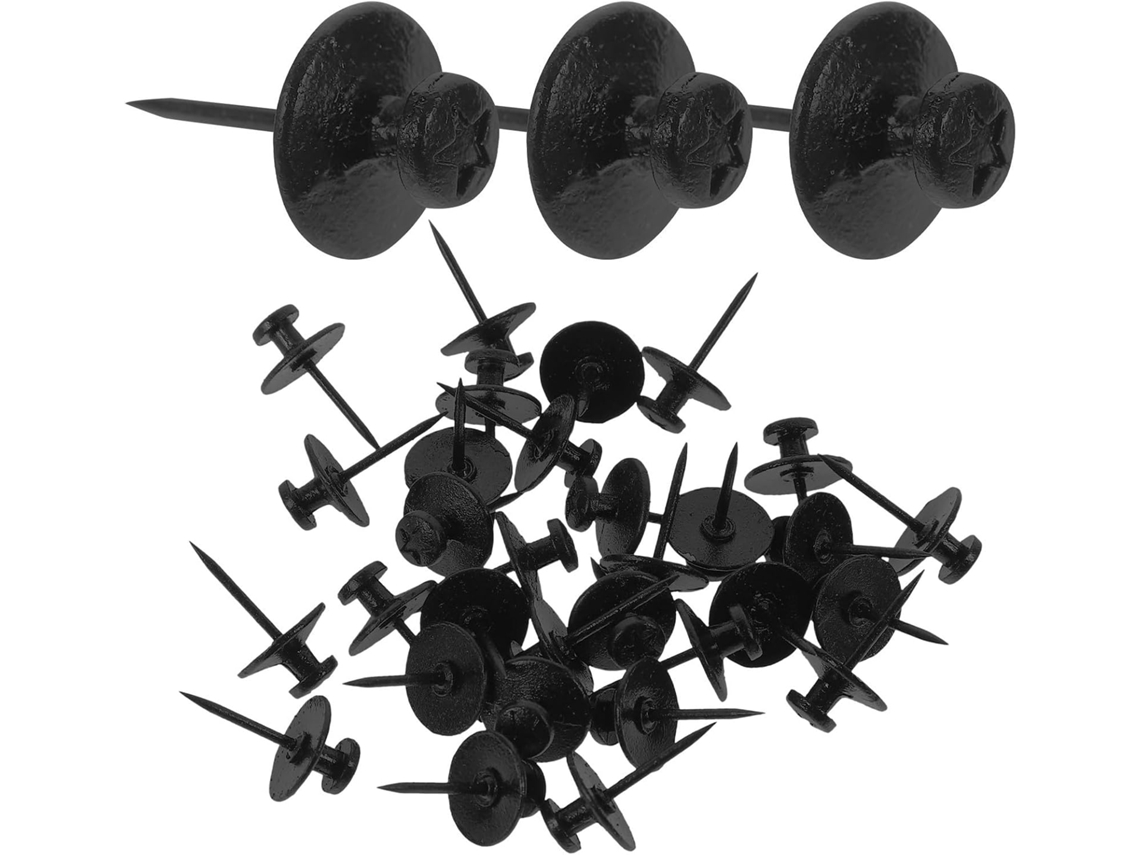 Conjunto De 30 Tachinhas Decorativas Substituíveis Orfofe, Pretas