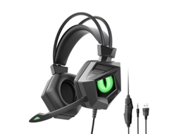 Fone Gamer com Fio, Microfone HD, Som Estéreo 3D, MDUG