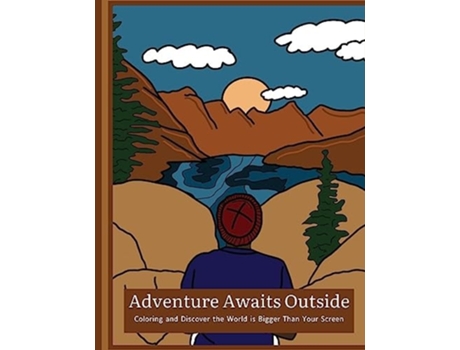 Livro Adventure Awaits Outside de Naomi Winston (Inglês)