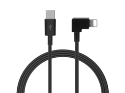 Cabo De Extensão De Dados Adaptador Para Osmo Pocket 2 Reto Para Curvo (type-c Para Ios)