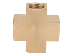 Laxiscreed Adaptador De Mangueira De Latão 4 Vias Com Rosca Interna