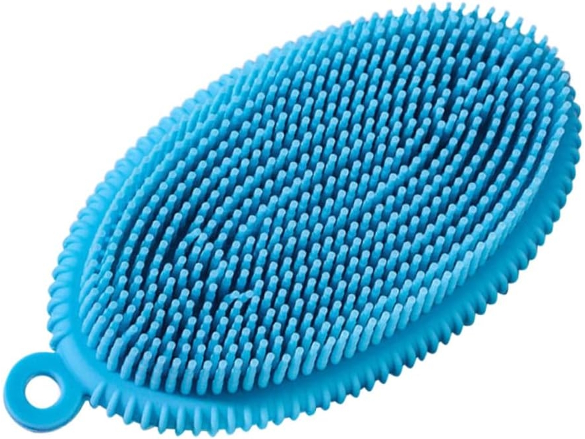 Escova De Banho Valiclud Para Corpo E Cabelo, Esponja De Silicone Para Banheiro, Esfoliação Suave Da Pele