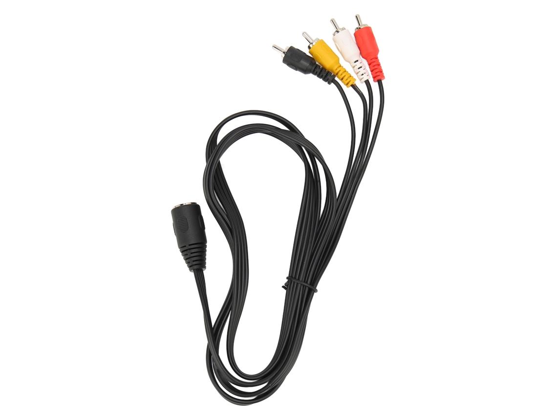 Cabo Adaptador LAXISCREED 5 pin Din Fêmea para 4 Rca Macho 4.9ft