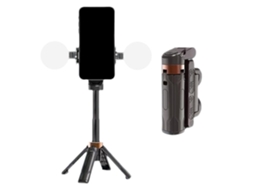Lurelia Bastão De Selfie Portátil Rotação 360° Branco Preto 3,2 X 2 Cm 1,26 X 0,8 Pol.