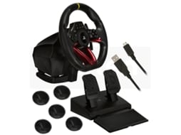 Volante + Pedais HORI Racing Wheel Apex (Wireless - PS4 - Preto)